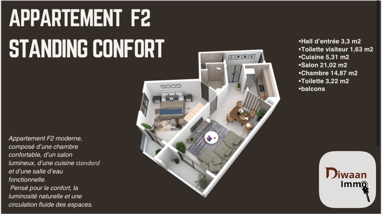 Appartements en vente  VEFA, a la Liberté 1 à partir de 25 000 000. - Image 5