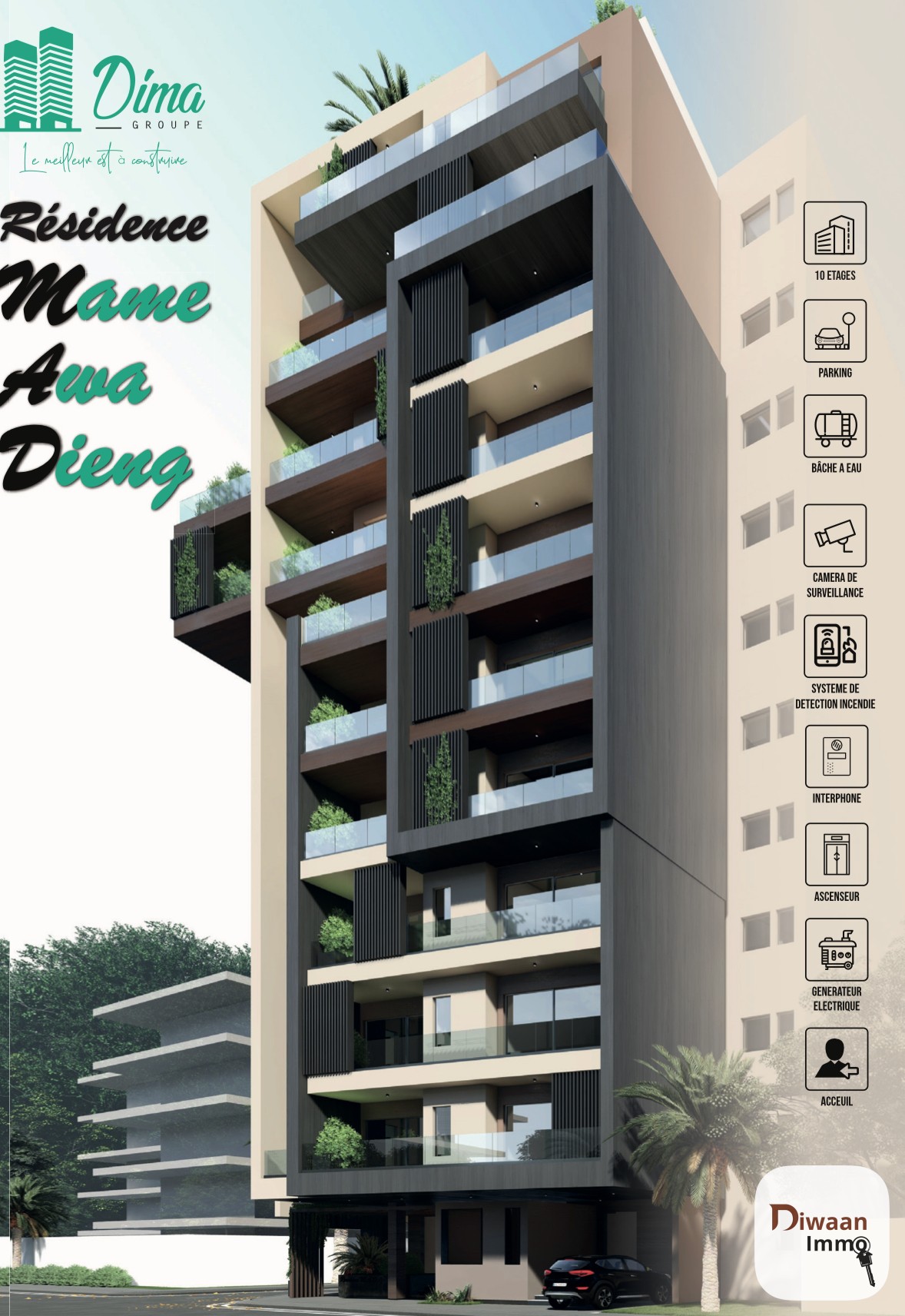 Des appartements F5 à vendre en VEFA à la Cité Keur Gorgui - Image 1